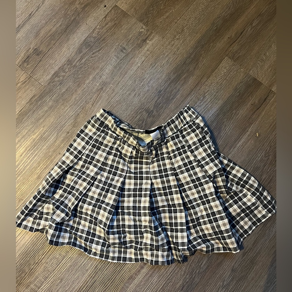 Joe Benbasset plaid mini skirt